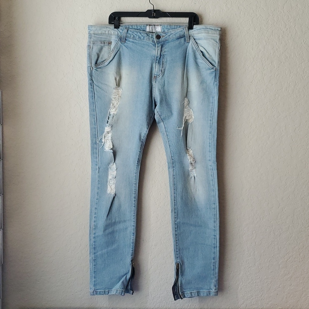 Golden Denim The Union Germain sz 40 jeans with zip ankles